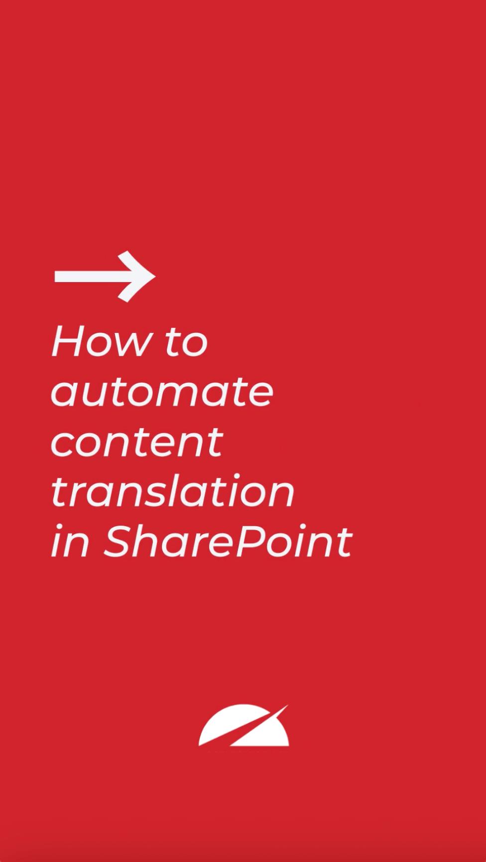 How to automate content translation in SharePoint